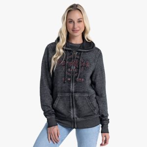Double Burnout Zip Hoodie