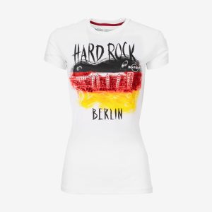 Women's Sequin Guitar Flag Tee