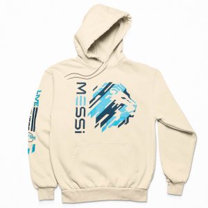 Messi Adult Fit Hoodie in Sandshell Beige