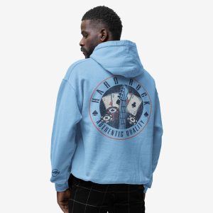 Casino Vintage Blue Zip Hoodie