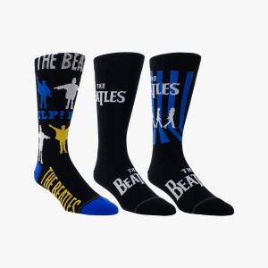 Classic Beatles 3 Pack Crew Socks