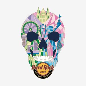 Limited Edition Piccadilly Circus Iso Skull Pin