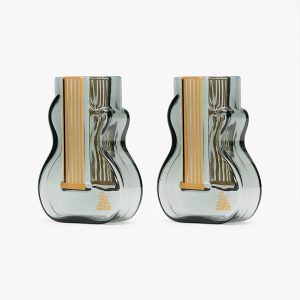 Guitar Hotel Shot Glass in Smoked Grey