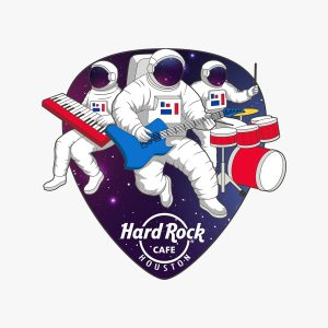 Online Exclusive Houston Astronaut Band Pin